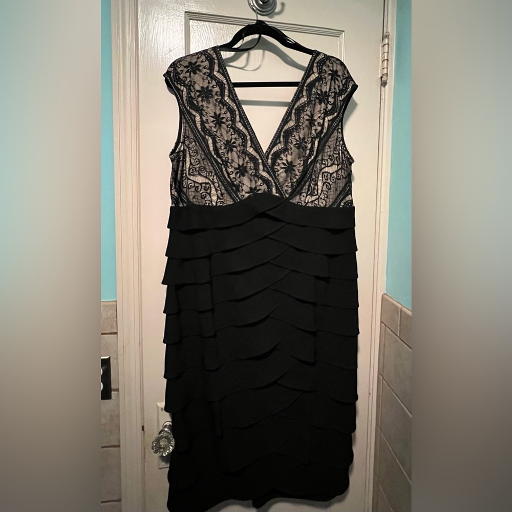 Black lace dress